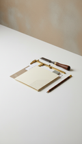 Kit de herramientas de arquitecto con calibradores y formones de latón